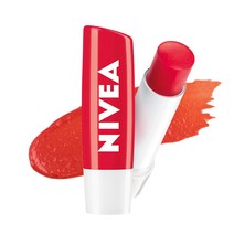 니베아 립밤 립케어 스트로베리 샤인 딸기향 입술보호제, 4.8g x 5개