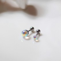 귤팩토리 컬러풀 미러볼 피어싱
