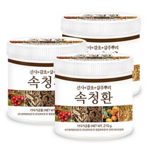 푸른들판 속청환 산사 감초 삽주 뿌리 창출 진피, 210g, 3통