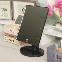 원터치 LED 조명거울 조명일체 메이크업거울, 상세 참조