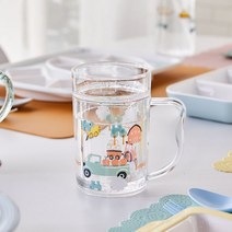 모던하우스 빵빵트랙터 아크릴 핸들워터텀블러245ML-PLASTICPLUS KI0122010