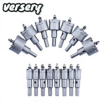 용접턴테이블 용접포지셔너 13-100mm tct 드릴 비트 텅스텐 카바이드 구멍 톱 스테인레스 스틸 알루미늄 철 구리 드릴링 금속 가공 도구, 16mm