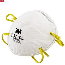 3M 방진 마스크 8710L 분진마스크 방독마스크 산업용마스크 필터 마스크 공업용마스크 안면마스크 방진2급 관공서 추천