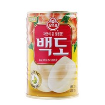 오뚜기 백도 반절, 400g, 6개