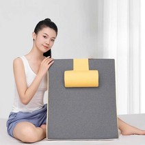 독서 등받침 허리받침대 등받이 허리베개 삼각쿠션, 업그레이드된 여름 스타일 침대 옆 쿠션