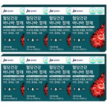 JW중외제약 혈당건강 바나바정제 혈당 조절 바나바잎추출물, 60정, 8개
