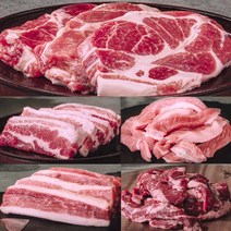 고기아찌 프리미엄 솔트에이징 돼지고기 5종 삼겹살+목살+항정살+가브리살+갈매기살 총1kg(냉장), 1세트