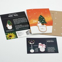 파라솔-크리스마스 카드 트리(해바라기) 애완 식물 씨앗 반려 식목일 키우기 틔움 묘정, 단품