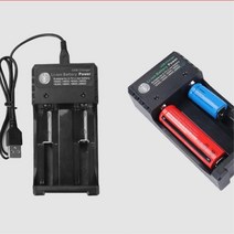 휴대용 2구 보조배터리 건전지 충전기 일반건전지, 상세페이지참조