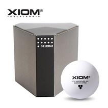 [케브라] 엑시옴 ITTF 경기용 40+심리스 탁구공(6입)플라스틱볼, 상세 설명 참조, 상세 설명 참조