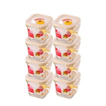 락앤락 유로스팀홀 정사각 300ml_8개