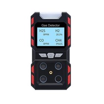 일산화탄소 경보기 가스누수탐지 캠핑 가스 경보 산업용 멀티 감지기 CO H2S O2 EX 화재 방지 분석기 센서 보안 알람 인간의 음성 프롬프트, [01] Gas Alarm Black