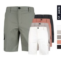 에스티야긴 남성용 카고 린넨 밴딩 반바지 MPP2M505