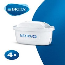 정수기 필터 연수기 BRITA MAXTRA 124612 교체용 물 카트리지 Pitcher Brita 호환 건강한 정수, 4x BRITA MAXTRA