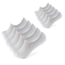 COSOC 두툼한 이중쿠션 발목 페이크삭스 덧신 10p, 여성(230~250mm), 흰색