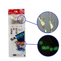 금호조침 참돔 부시리 농어 3본 선상 갯바위 대물 낚시 바늘 카드 채비 세트 KS-255, 02. WA-35 10본 고등어채비 10호