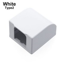 배전박스 1PC 전원 콘센트 용품 보호 소켓 전기 플러그 커버 스위치 벽 방수 상자, [14] White-Type2