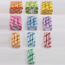 픽W3E3301도매 볼륨 롯드 머리 헤어 펌 파마 업소 미용실 6개 1set 롤 미용재료, 9호 연분홍