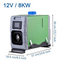 차량용 난로 캠핑 온풍기 차량용무시동 히터 버스 트레일러 RV용 리모컨 포함 올인원 디젤 에어 다양한 디젤 차량 주차 24V, 3.8000W
