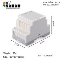 제어 PLC 가이드 레일 산업용 단자함 스위치 전기 상자 플라스틱 쉘 접촉기 BRT80002, [01] 쿨링홀 A1 베이지 화이트 A1