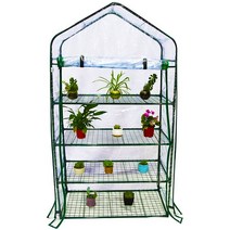 가정용 다육이 비닐하우스 베란다 마당 온실 마당 소형 미니 조립식 온실 실내 만들기 겨울 채소 심기, 14번