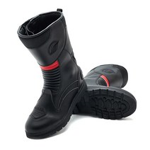 바이크부츠 오토바이 신발 롱 레이싱 바이커 부츠, B1006-검은색 신발