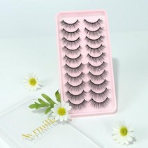5 10 쌍 3D 밍크 속눈썹 자연 힐 메이크업 Cils 희미한 잔인 Maquiagem, 10Pairs-Y18
