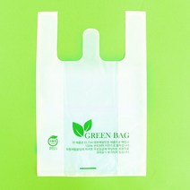 블레스팩 친환경 생분해 비닐쇼핑백 소 20x31+5 100매, 100장