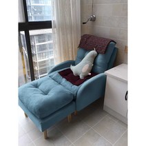 가정용 편안한 3단조절 패브릭소파, 녹색