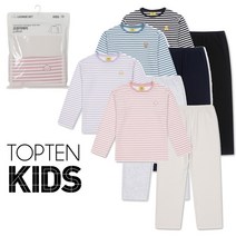 [특가상품] 탑텐키즈 아동 여아 남아 데일리 실내복 라운지 상의+하의 상하복세트