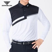 뽀얌 남자 골프 기본 긴팔 티셔츠