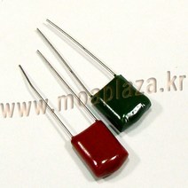 마일러콘덴서0.2uF 마일러커패시터 마일러콘덴서204j 220nf 100vDC Polyester Film Capacitors 0.22uf, 10개