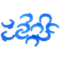 지하수필터 하우징필터 파란색 C-클램프 14quot 38 od 호스 정수기 퀵 커넥트, 3i8 od 호스용, 100개