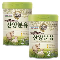 위드맘 산양 분유 2단계, 750g, 2개