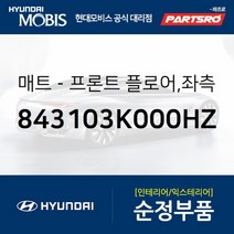프론트 플로어 매트 좌측 (843103K000HZ) 현대모비스 부품몰 쏘나타NF