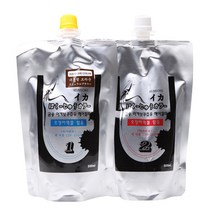 뉴겐 금송 이카보쿠쥬우 헤어컬러(오징어 먹물) 1제500ml+2제500ml, 1개, 라이트 브라운