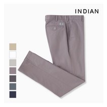 인디안 INDIAN 슬림라인 면스판 팬츠_MIVDLWM2471