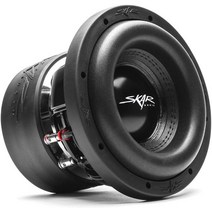 방송 장비 스피커 우퍼 skar audio zvx-8 d2 8 900 watt dual 2 ohm spl car subwoofer metal wall plate, 20x30cm, 검은 색
