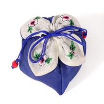 홀인원 연꽃자수 주머니 (9가지색상 랜덤)