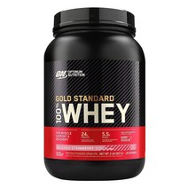 옵티멈 골드스탠다드 웨이 프로틴 24g 딸기 29 서빙(907g) 1개