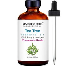 미국 MAJESTIC PURE 대용량 헬리크리섬 에센셜 오일 아로마테라피, 티트리
