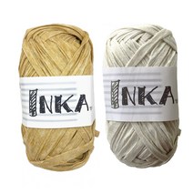 잉카 45g / 가벼운 여름 가방 소품 실 패브릭얀 Inka yarn, 818, 1개