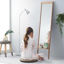 수납 벽걸이 전신 거울 인테리어 스탠드 선반 우드, 수납전신거울(화이트)