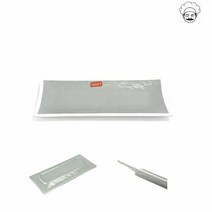 로코 실용적인 그레이 직사각접시 멜라민접시, 단일속성