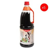[더착한푸드]장어구이소스(선도 1.8L) 6개 식자재마트 대용량 업소용 장어소스 장어양념 카바야끼타레 액상소스, 1.8L