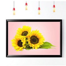 수재샵 황금꽃 (샤이닝 5D 가로 40cm X 세로 25cm) 보석십자수