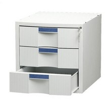 사무실 귀중품 3단 보관함 잠금장치 서랍 인감도장 금고