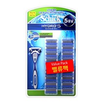 쉬크 하이드로5 베이스 면도기 기획팩 (면도기1+면도날17입)