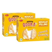 GOOKA NOUGAT FILLING 구카 누가 필링 크래커, 400g, 2개