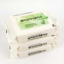 [웰하임] 비데물티슈 휴대용, 30매, 10팩